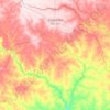 Chapadão do Sul topographic map, elevation, terrain