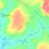 Eydon topographic map, elevation, terrain