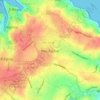 Żabbar topographic map, elevation, terrain