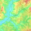 Vandenesse topographic map, elevation, terrain