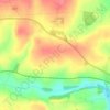 Barn Demense topographic map, elevation, terrain