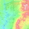 霍州市 topographic map, elevation, terrain