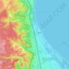 Sopot topographic map, elevation, terrain
