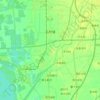 石桥镇 topographic map, elevation, terrain