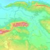 Satgawan topographic map, elevation, terrain
