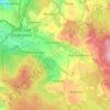 Krucemburk topographic map, elevation, terrain