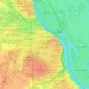 Rosario topographic map, elevation, terrain