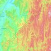 Ишимбайский район topographic map, elevation, terrain