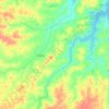 Flores topographic map, elevation, terrain