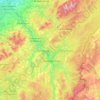 Beauce topographic map, elevation, terrain