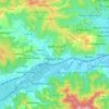 Oued Ghir topographic map, elevation, terrain