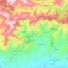 Tizi N'Test topographic map, elevation, terrain