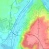 Mareuil-lès-Meaux topographic map, elevation, terrain