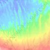 Magrane topographic map, elevation, terrain