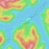 Cottage Point topographic map, elevation, terrain