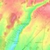 Boutencourt topographic map, elevation, terrain