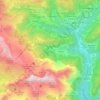 Presolana topographic map, elevation, terrain