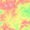 Caetés topographic map, elevation, terrain