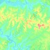 Ibitiruna topographic map, elevation, terrain