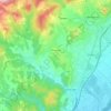 Pierrevert topographic map, elevation, terrain