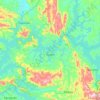 Guapé topographic map, elevation, terrain