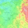 Cheshire East topographic map, elevation, terrain