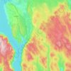 Stange topographic map, elevation, terrain