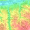 Saint-Georges-sur-Cher topographic map, elevation, terrain