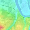 Vayres topographic map, elevation, terrain