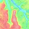 Langres topographic map, elevation, terrain