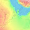 Eastern Province topographic map, elevation, terrain