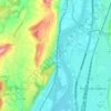 Soyons topographic map, elevation, terrain