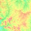 Lesedi Local Municipality topographic map, elevation, terrain