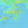 Hong Kong topographic map, elevation, terrain