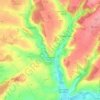Domart-en-Ponthieu topographic map, elevation, terrain