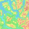 Balsfjord topographic map, elevation, terrain