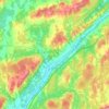 Norton topographic map, elevation, terrain