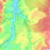 Mazaye topographic map, elevation, terrain