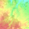 Fontguenand topographic map, elevation, terrain