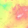 Tamanrasset topographic map, elevation, terrain