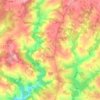 Angoisse topographic map, elevation, terrain