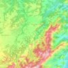 Horta de Sant Joan topographic map, elevation, terrain
