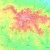 Yavatmal topographic map, elevation, terrain