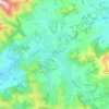 Irissarry topographic map, elevation, terrain