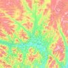 Jequié topographic map, elevation, terrain