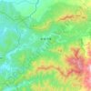 新城子镇 topographic map, elevation, terrain