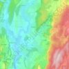 Valzin en Petite Montagne topographic map, elevation, terrain