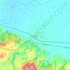 Besko topographic map, elevation, terrain