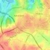 Tarxien topographic map, elevation, terrain
