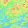 Kaarina topographic map, elevation, terrain